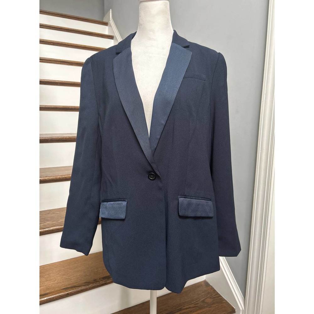 Banana Republic Women’s Navy Lined Blazer Size 12P